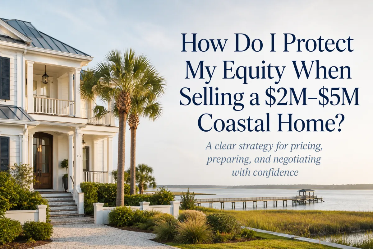 How Do I Protect My Equity When Selling a $2M–$5M Coastal Home?
