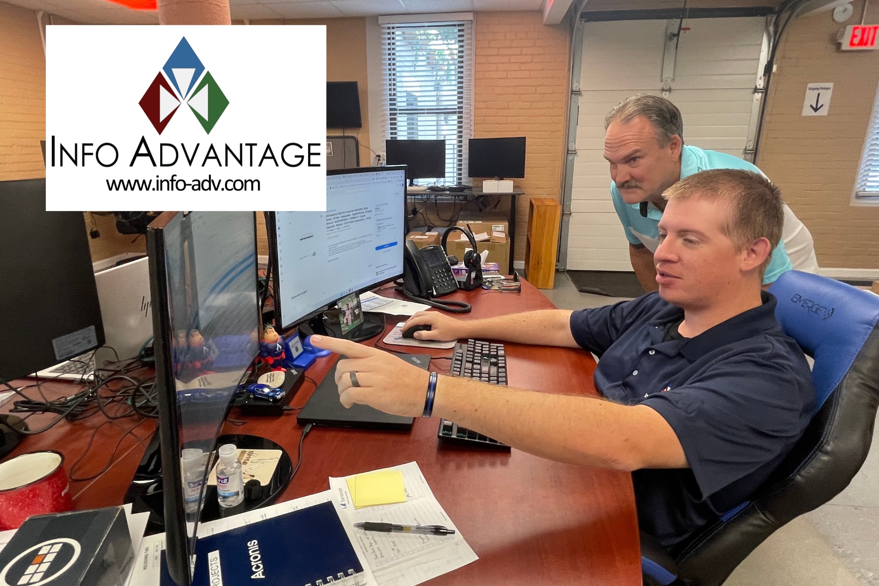 Info Advantage team representing local, relationship-focused IT support in Rochester, NY