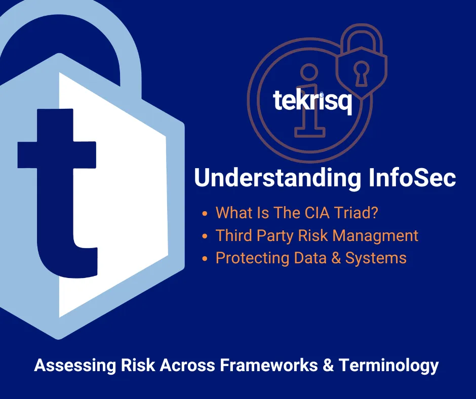 InfoSec CIA Triad TPRM Risk Assessment Cybersecurity Best Practices
