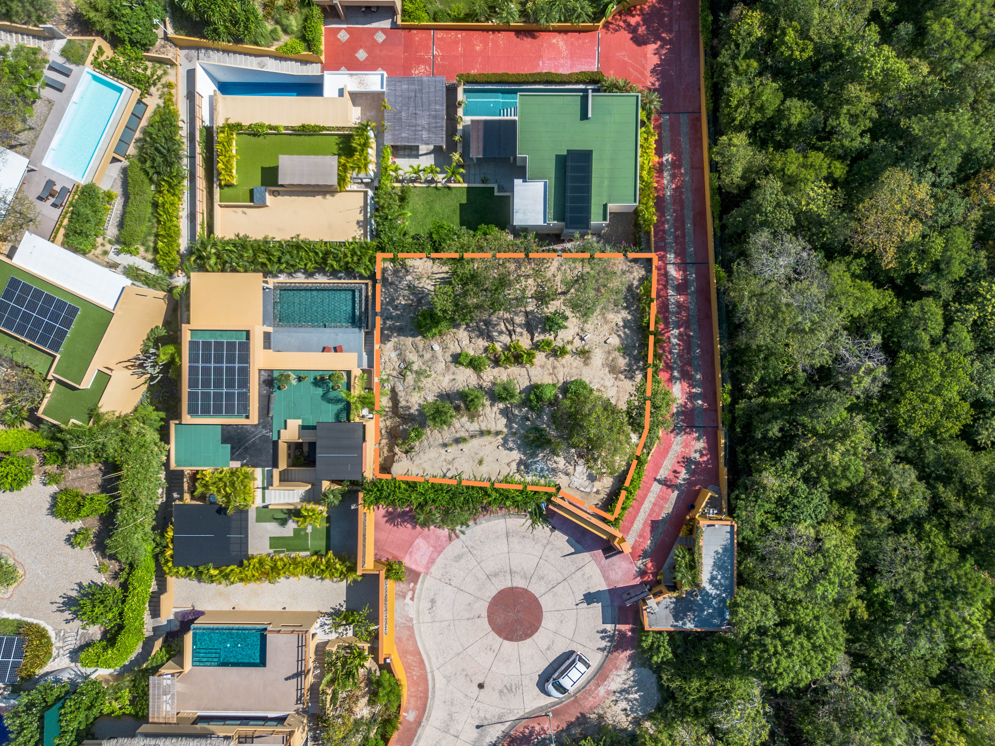 Architectural rendering of a sustainable ocean development in Oaxaca