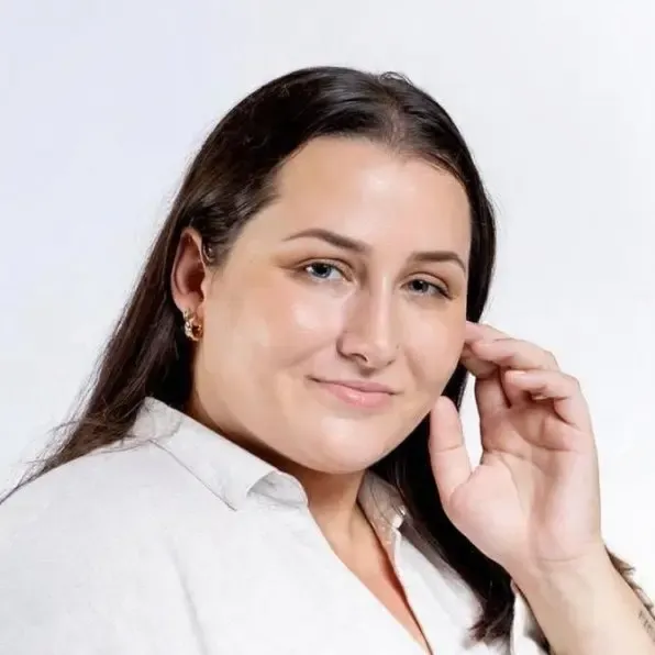 Jasmin Skrobanek - Agent portrait, natural light, relaxed and warm rather than a corporate studio shot