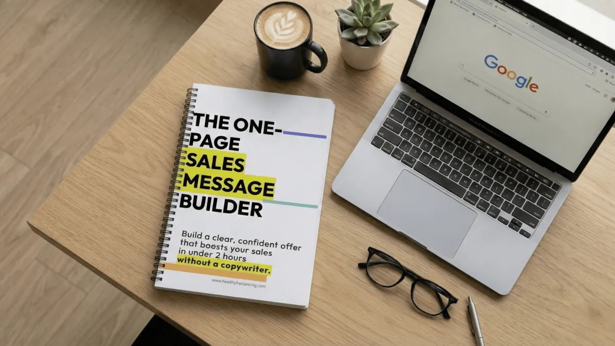 The One-Page Sales Message Builder for Coaches