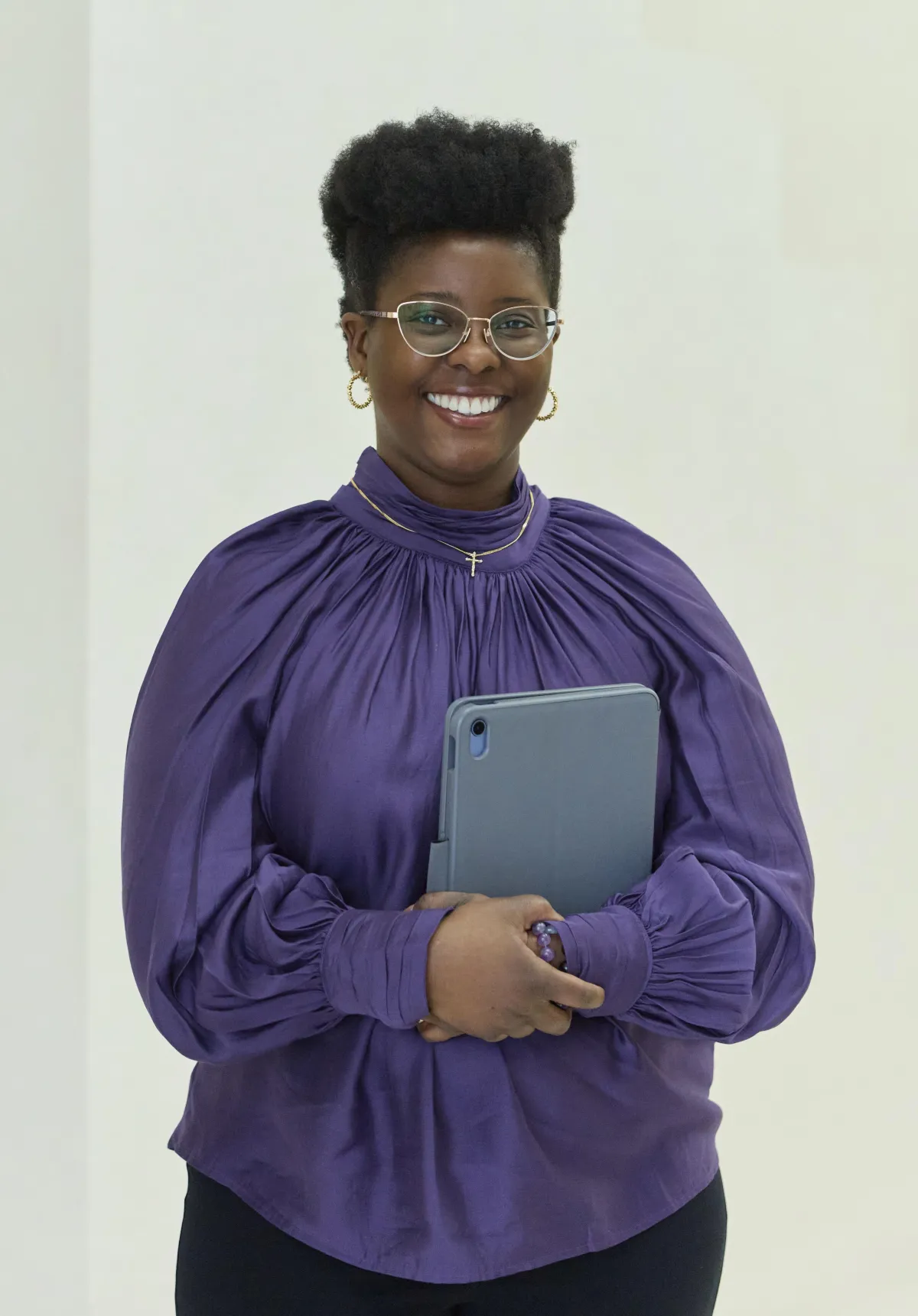 Friendly portrait of mortgage agent Tiphereth Straker