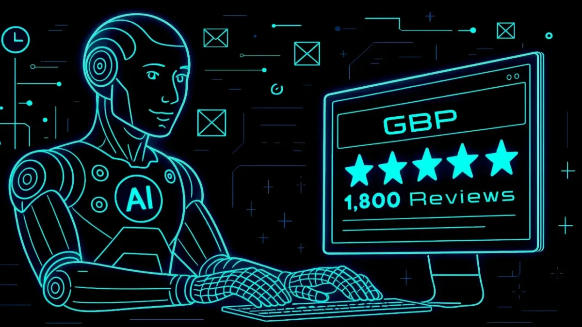 AI android working on GBP