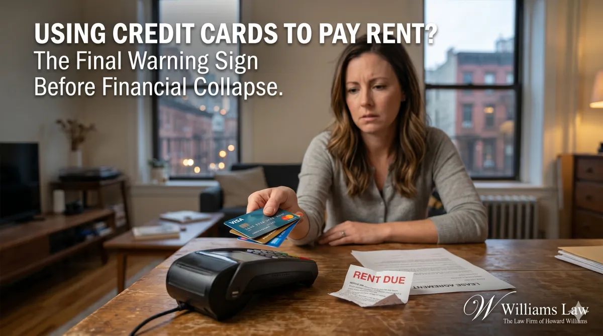 Using Credit Cards to Pay Rent? The Final Warning Sign Before Financial Collapse