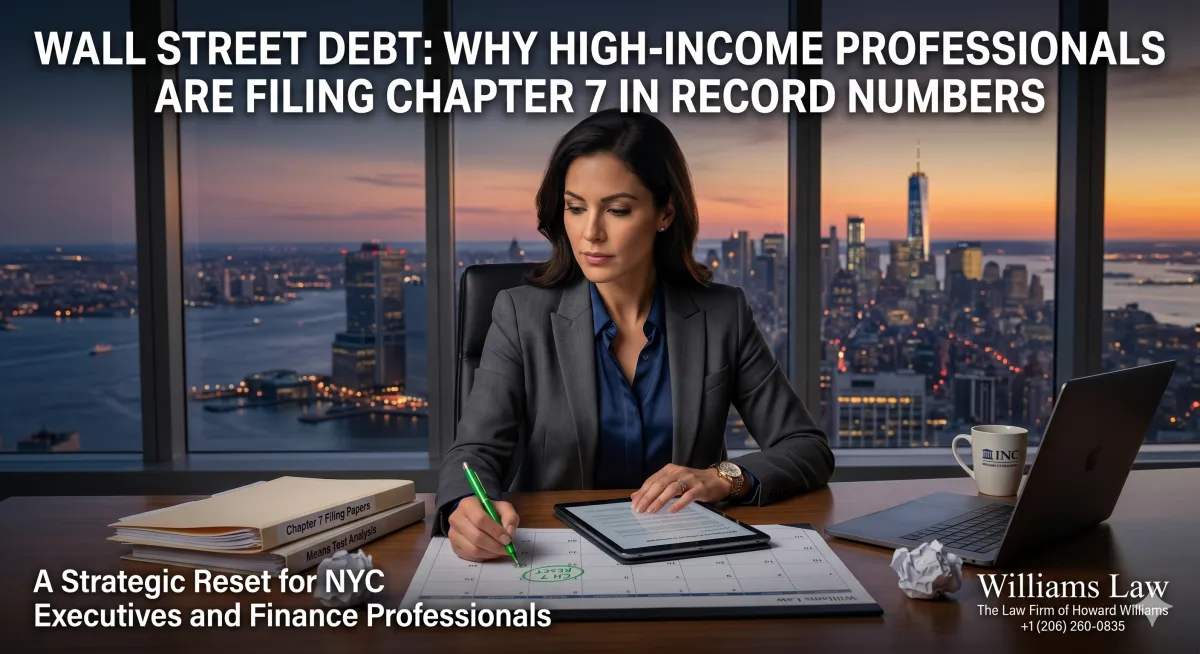 Wall Street Debt: Why High-Income Professionals Are Filing Chapter 7 in Record Numbers