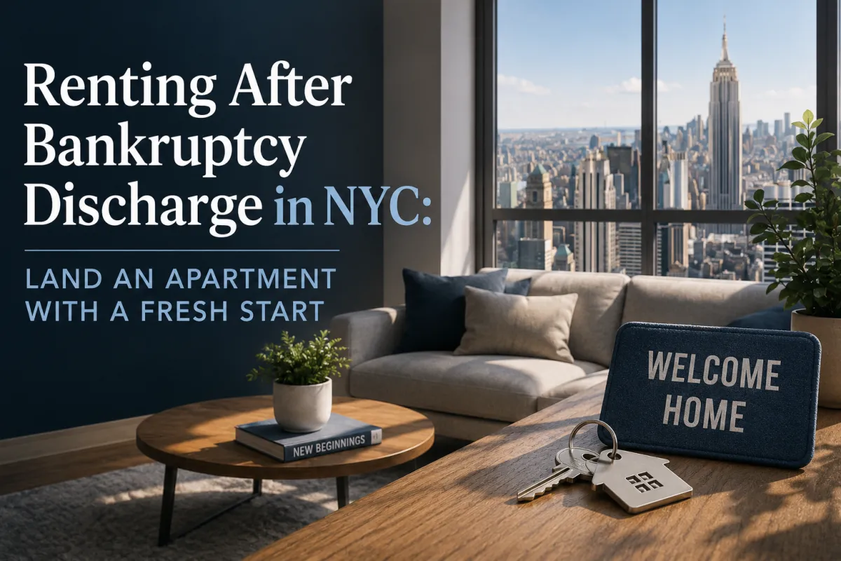 Renting After Bankruptcy Discharge in NYC: Land an Apartment With a Fresh Start
