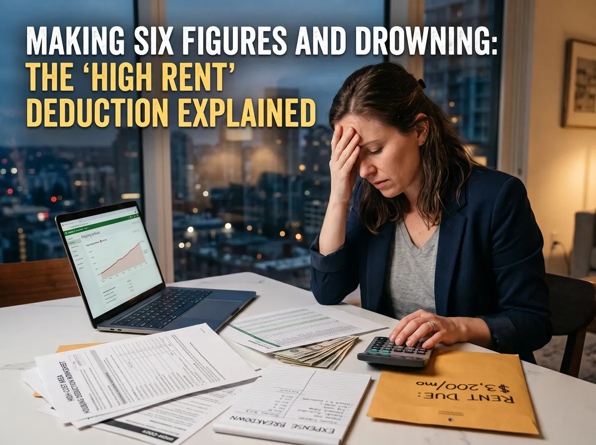 Making Six Figures and Drowning: The 'High Rent' Deduction Explained