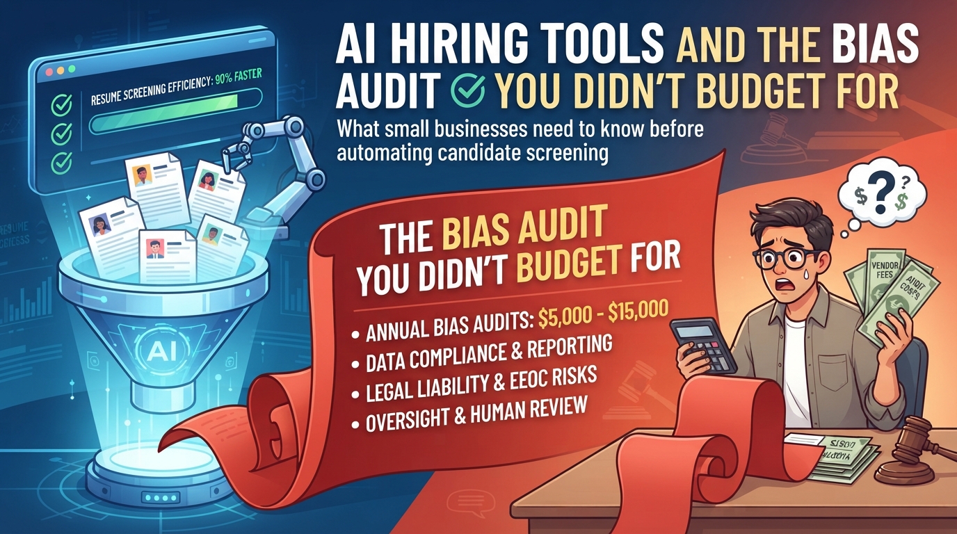 AI hiring tools and the bias audit you didn't budget for