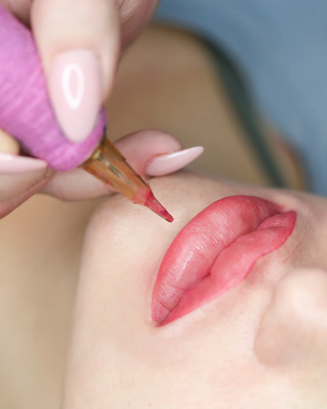 Permanent lips at the facial lounge OKC