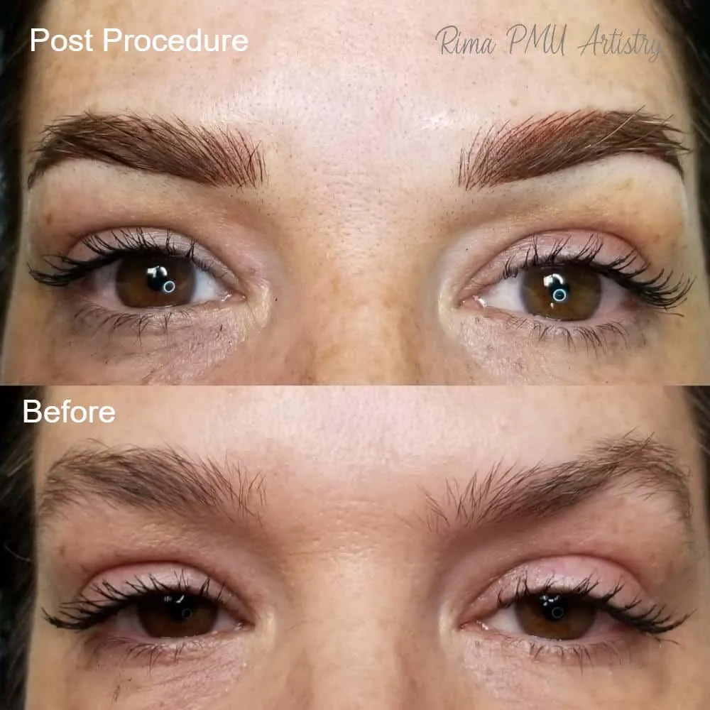 Fluffy Brows (Nano Hair Strokes + Powder) by Rima Kay, Oklahoma City