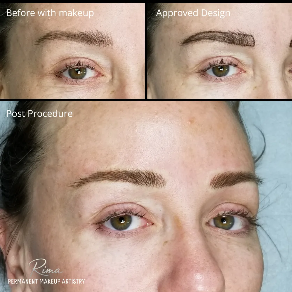 Natural Nano Hair Stroke Brows by Rima Kay