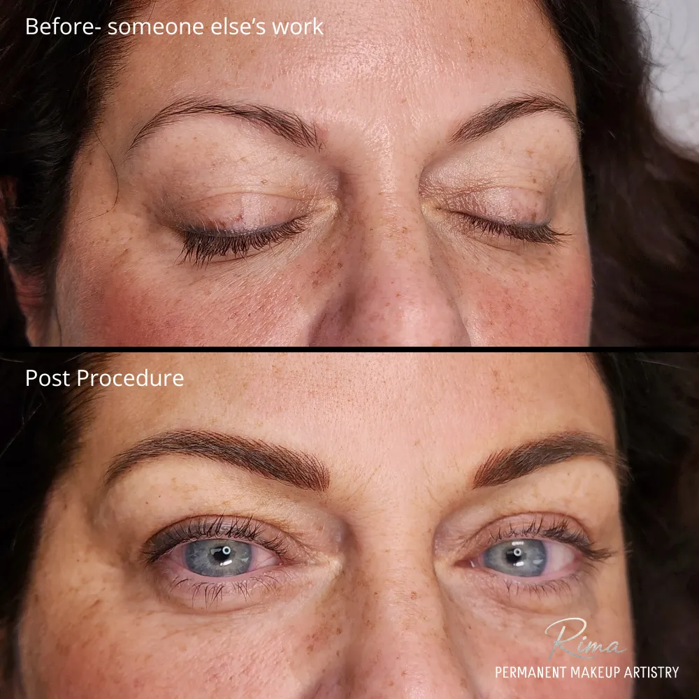 Fluffy Brows (Nano Hair Strokes + Powder) by Rima Kay, Oklahoma City