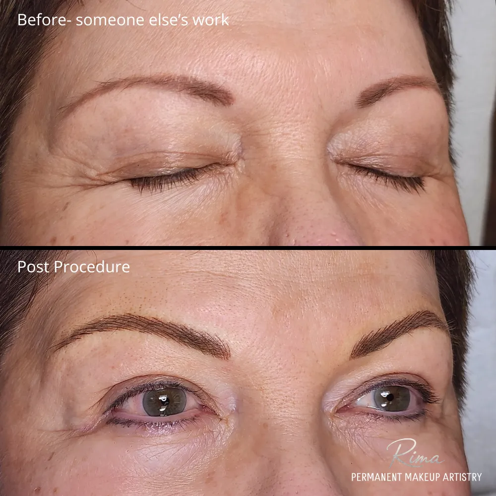 Fluffy Brows (Nano Hair Strokes + Powder) by Rima Kay, Oklahoma City