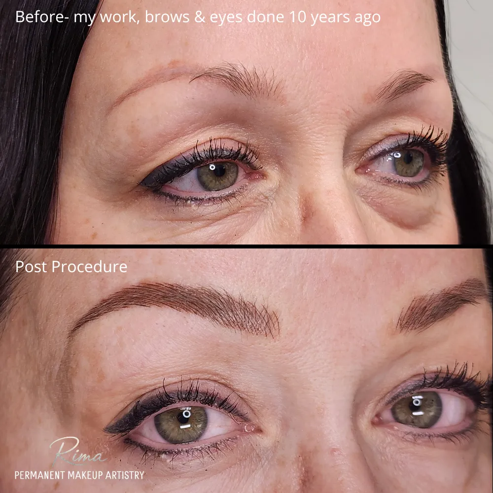 Fluffy Brows (Nano Hair Strokes + Powder) by Rima Kay, Oklahoma City