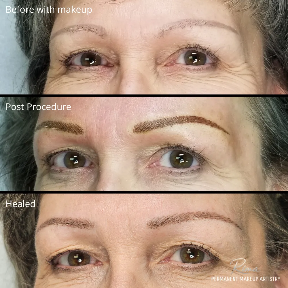 Fluffy Brows (Nano Hair Strokes + Powder) by Rima Kay, Oklahoma City