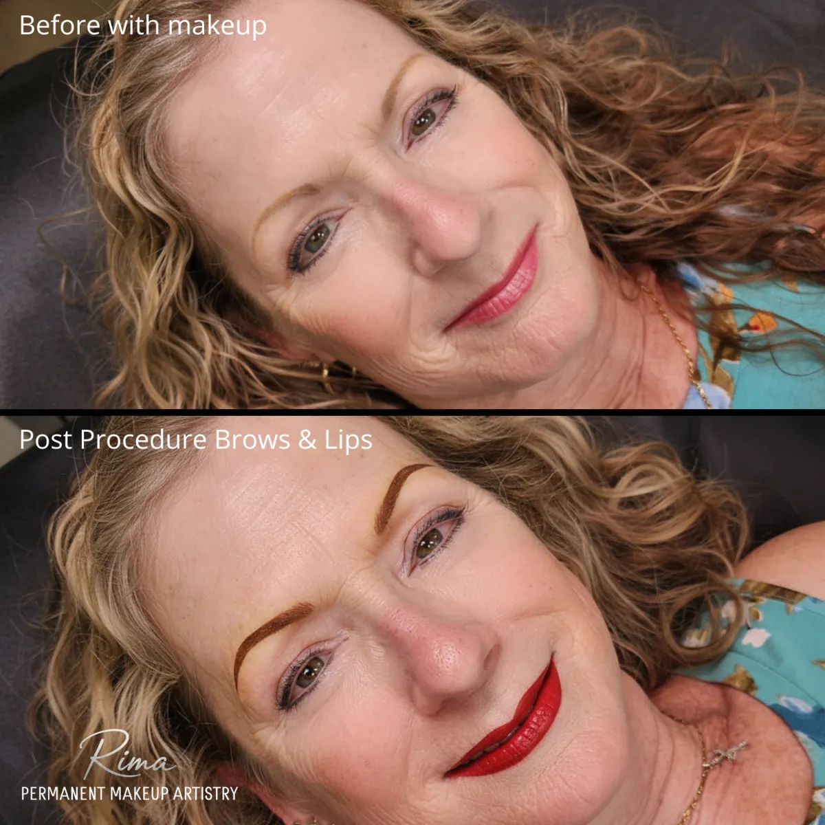 Combo Brows (Nano Hair Strokes only in the front + Powder) by Rima Kay, Oklahoma City
