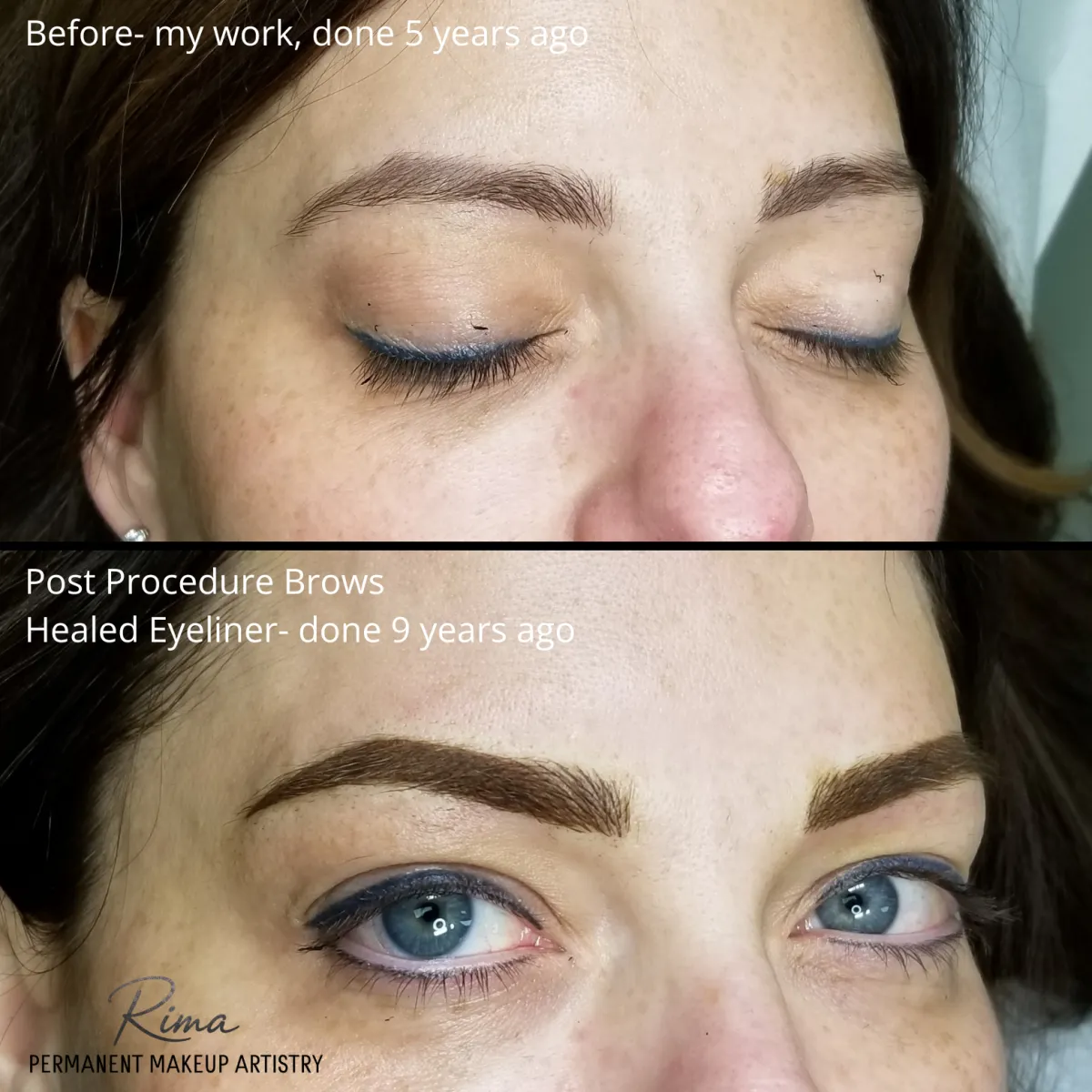 Combo Brows (Nano Hair Strokes only in the front + Powder) by Rima Kay, Oklahoma City