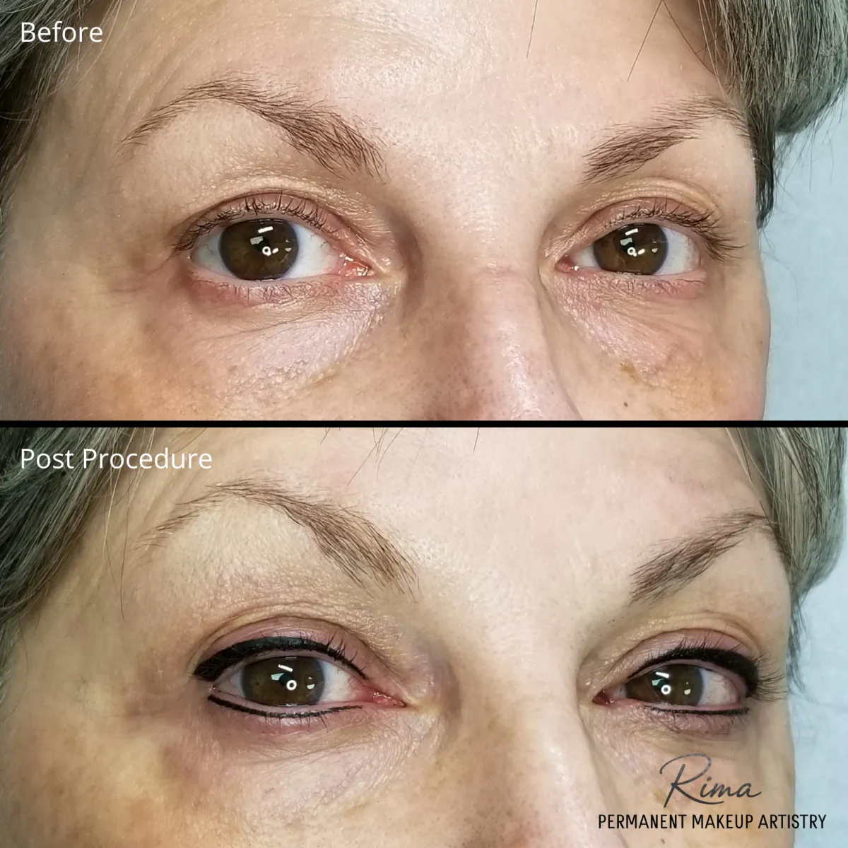 Post Procedure Permanent Eyeliner by Rima Kay, Oklahoma City