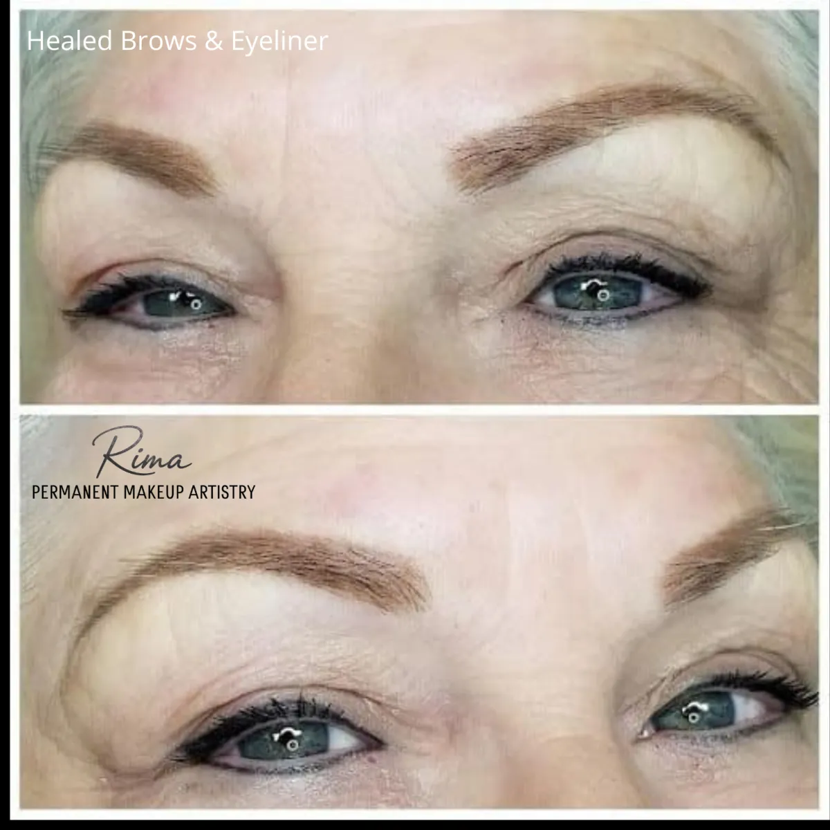 Healed Powder Brows by Rima Kay, Oklahoma City