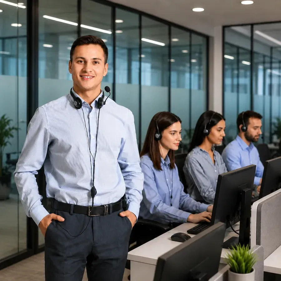 Alt text: “Lotus Dreams dedicated professionals supporting client customers and operations”