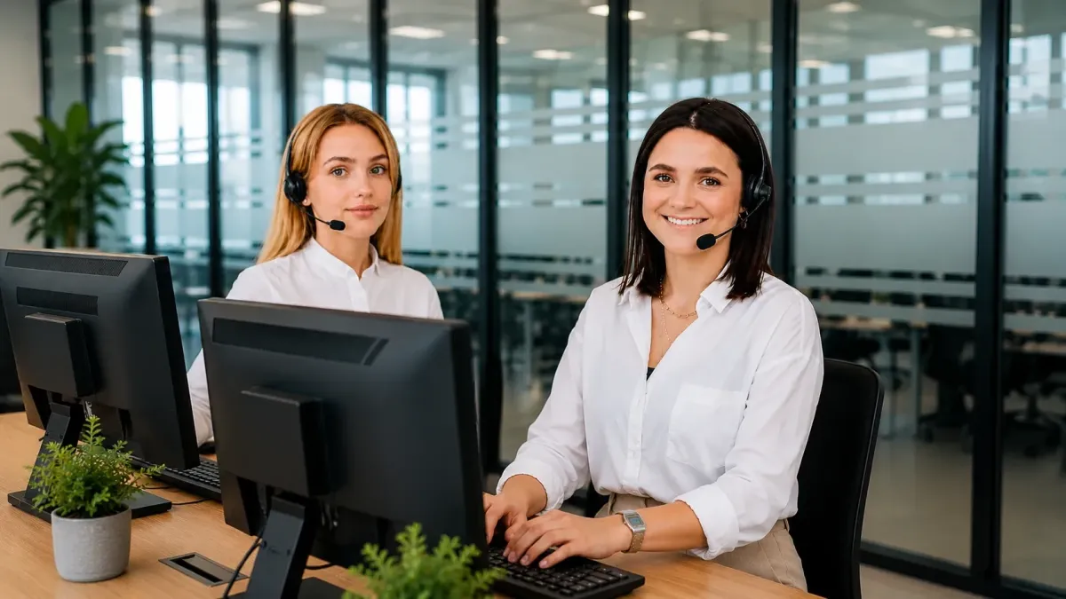  "Lotus Dreams bilingual customer service representative supporting a client call"