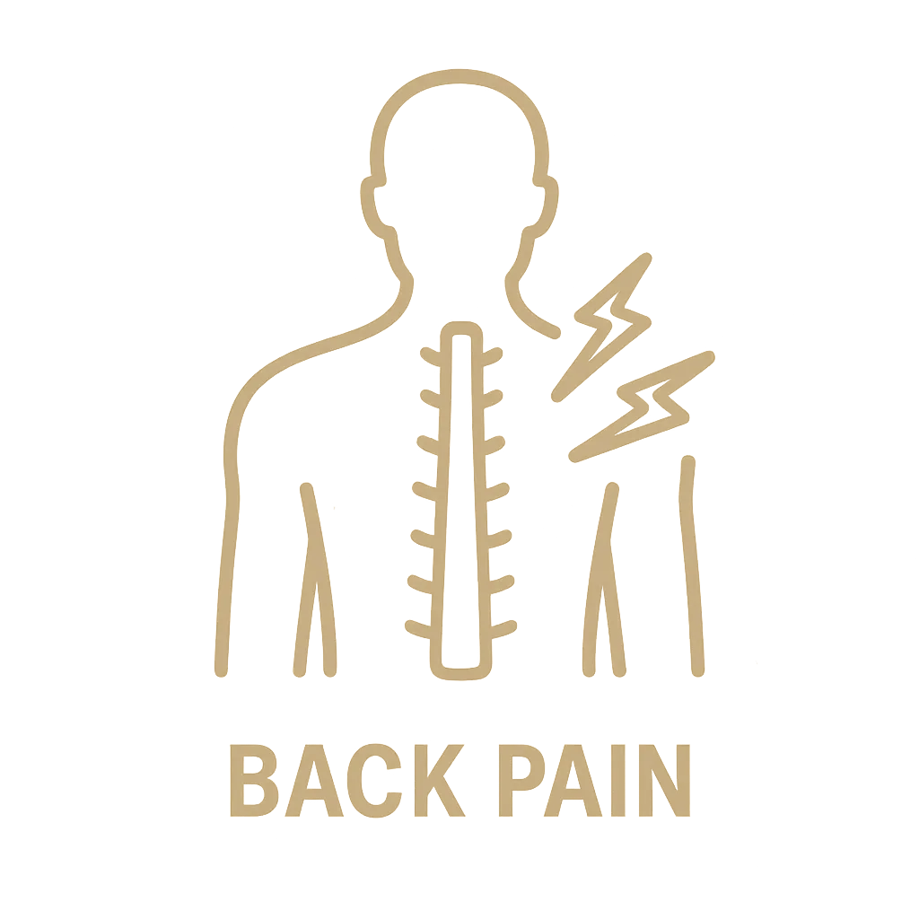 Man with lower back pain hurting him.