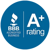 BBB Accredited Business with A+ rating, Alpha and Omega Fiberglass quality assurance.