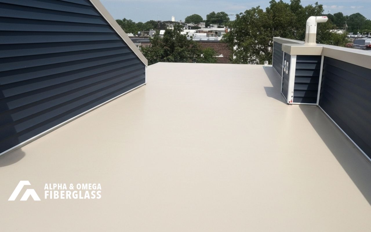 early warning signs of fiberglass roof blistering causes on a flat roof