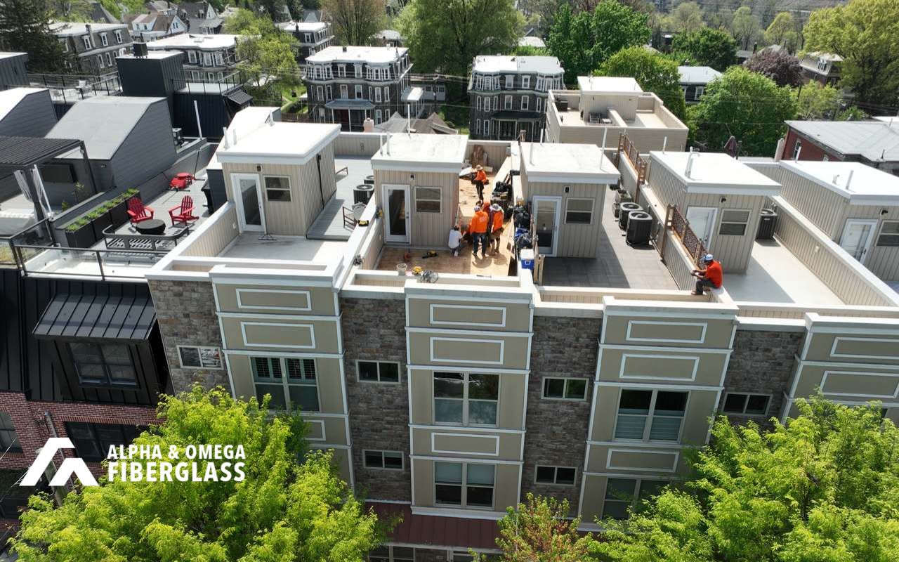 fiberglass roof warranty documentation with maintenance records
