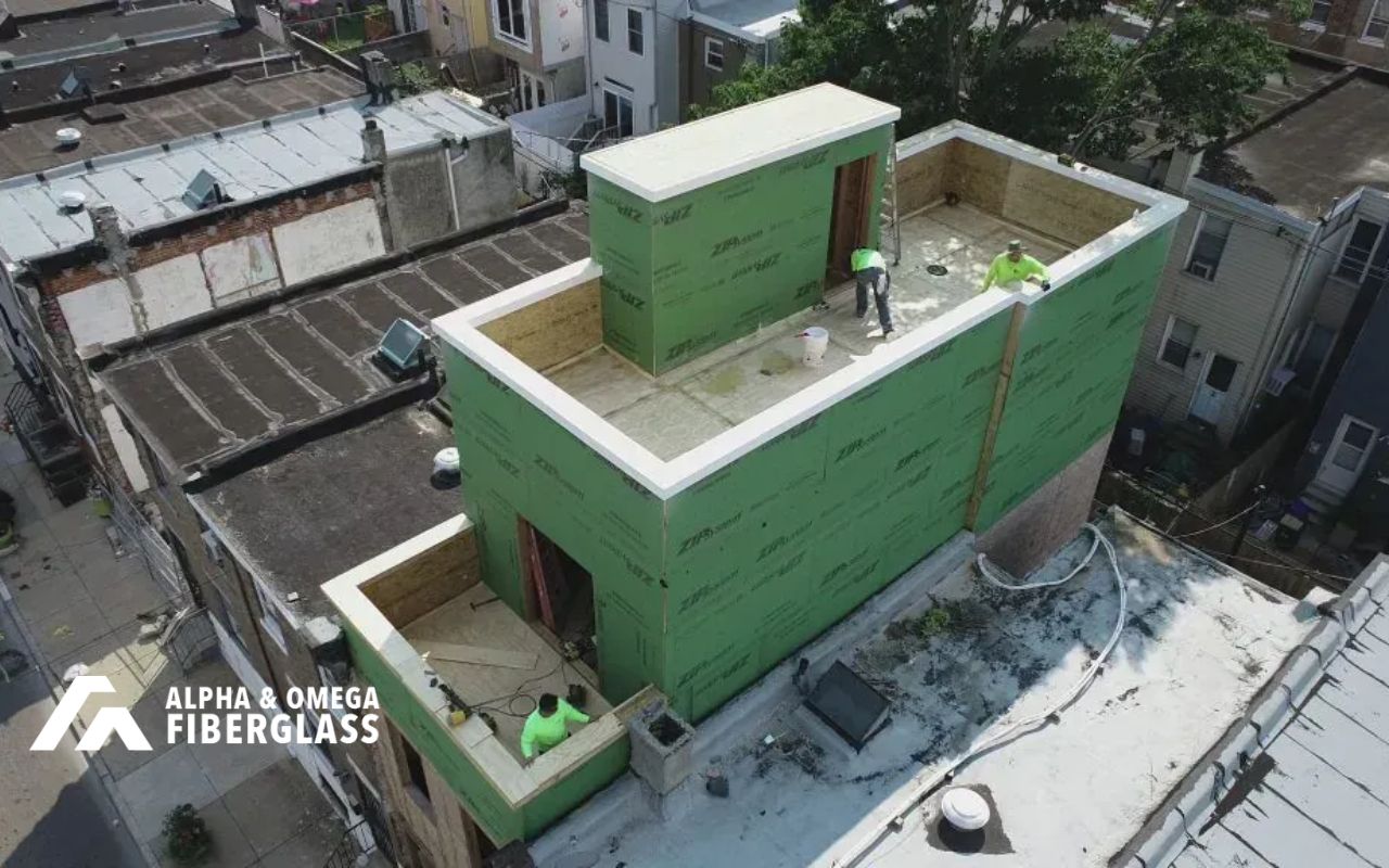 Summer fiberglass roof maintenance checklist for checking roof seams, surface wear, and UV damage