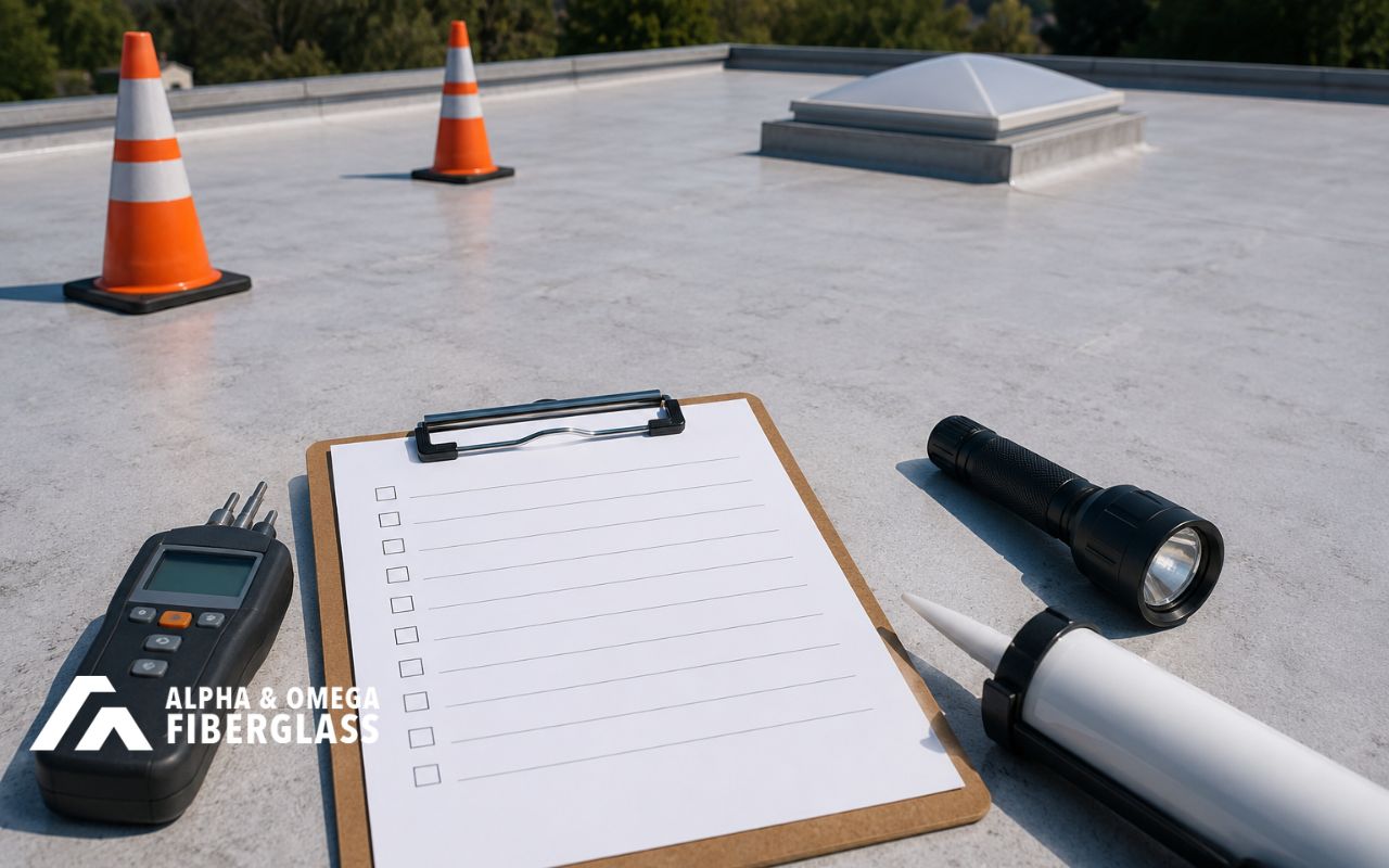When Should Your Fiberglass Roof Preventive Maintenance Schedule Start?