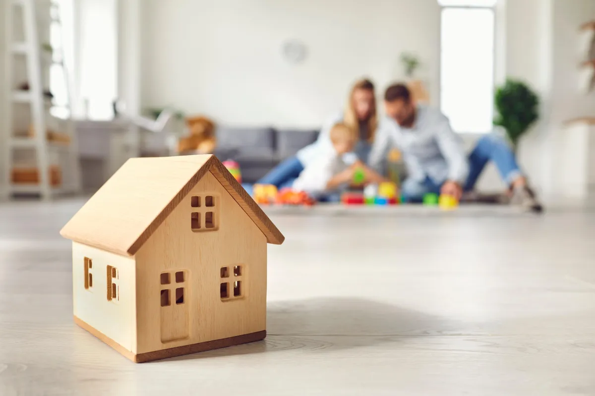 Family Enjoying Life in Their Home