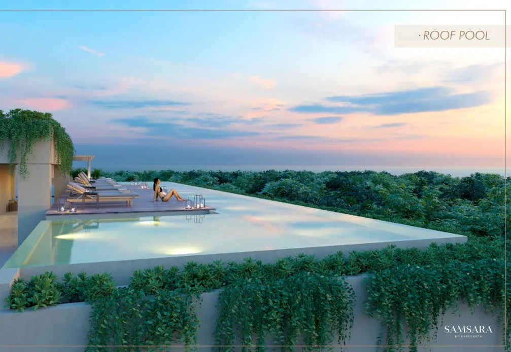 Maya Tranquilo Tulum MX Roof Pool | Kniffin Tropical Vacation Rentals 