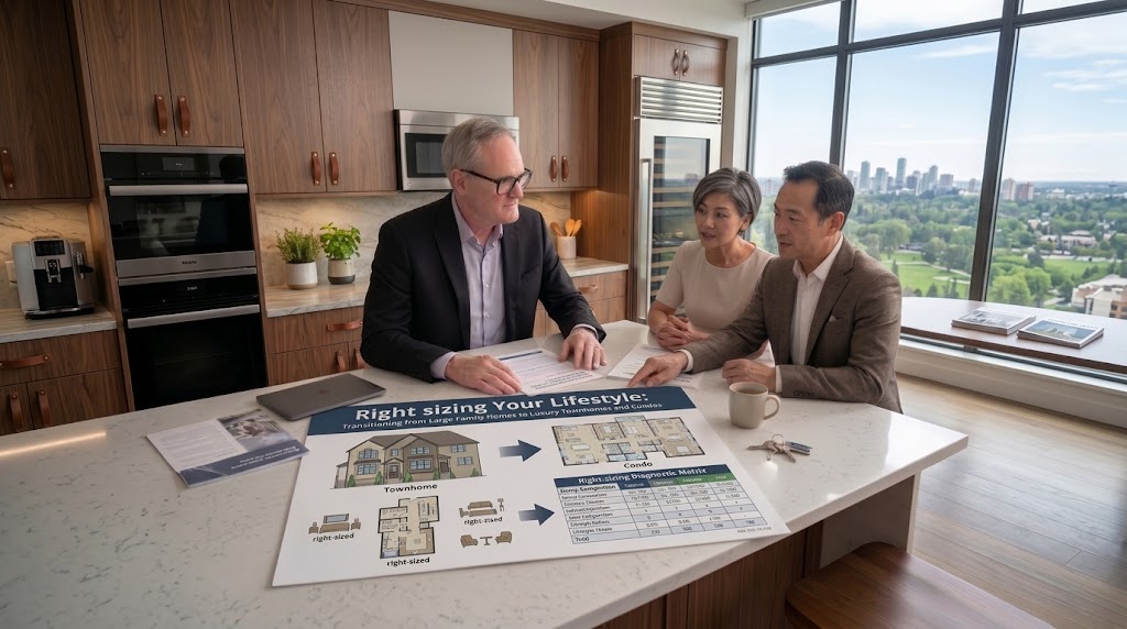 Right sizing Your Lifestyle: Transitioning from Large Family Homes to Luxury Townhomes and Condos