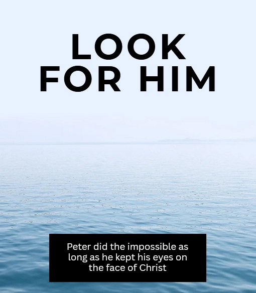look for him