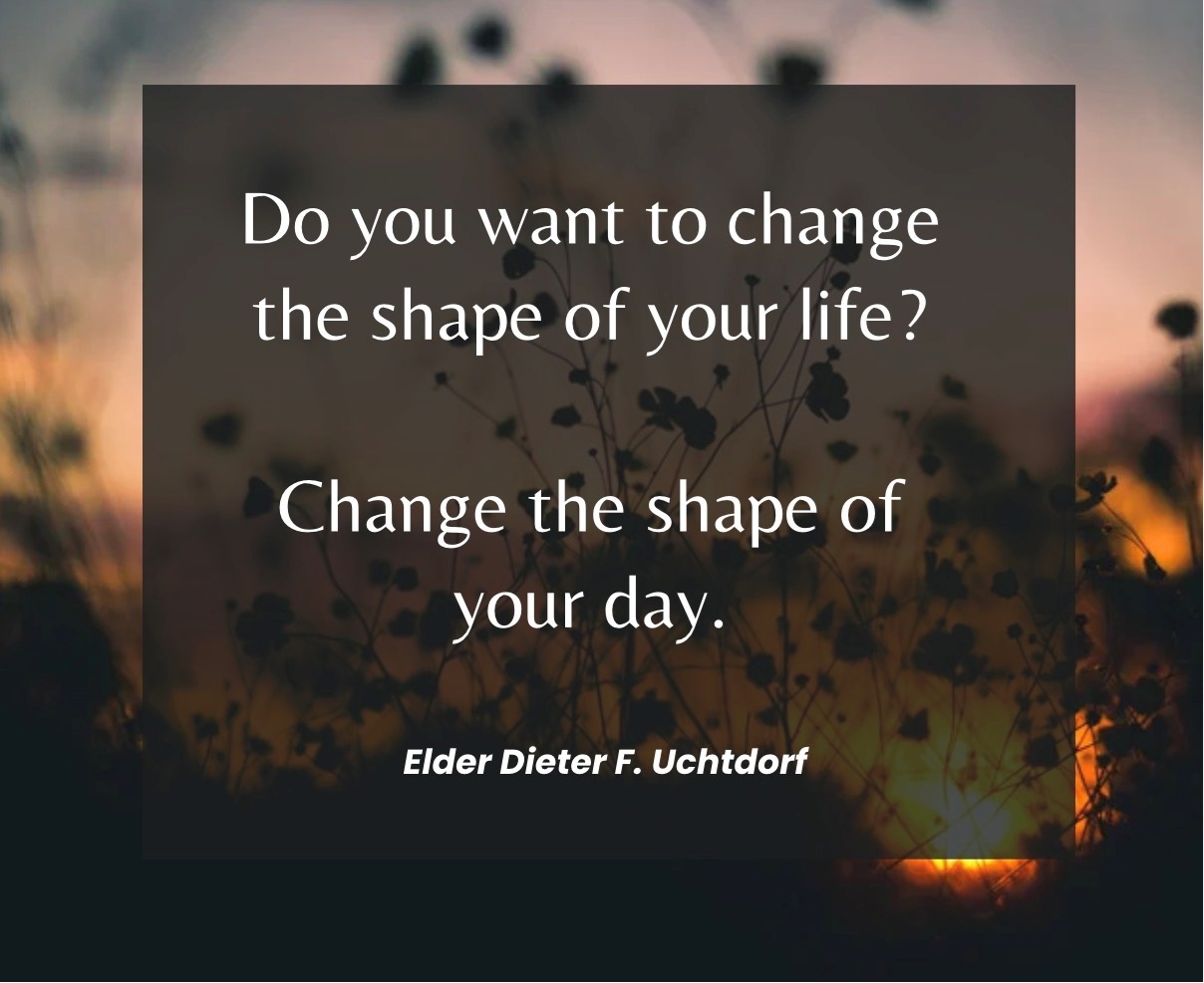 Elder Dieter F. Uchtdorf quote