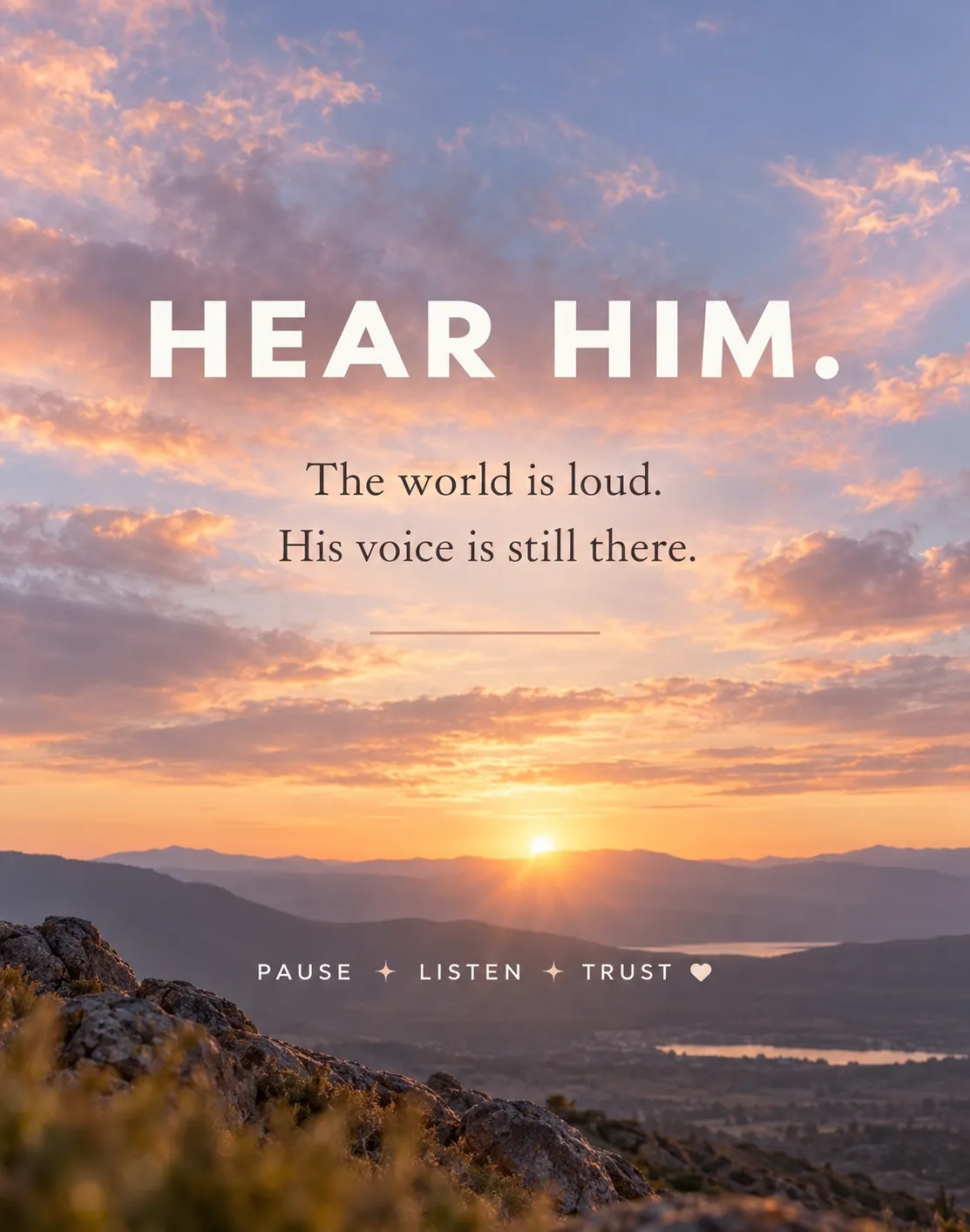 hear him
