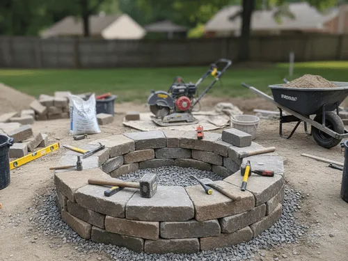 Louisville, KY Outdoor Fireplaces