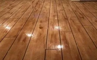 Concrete Wood Flooring Installation