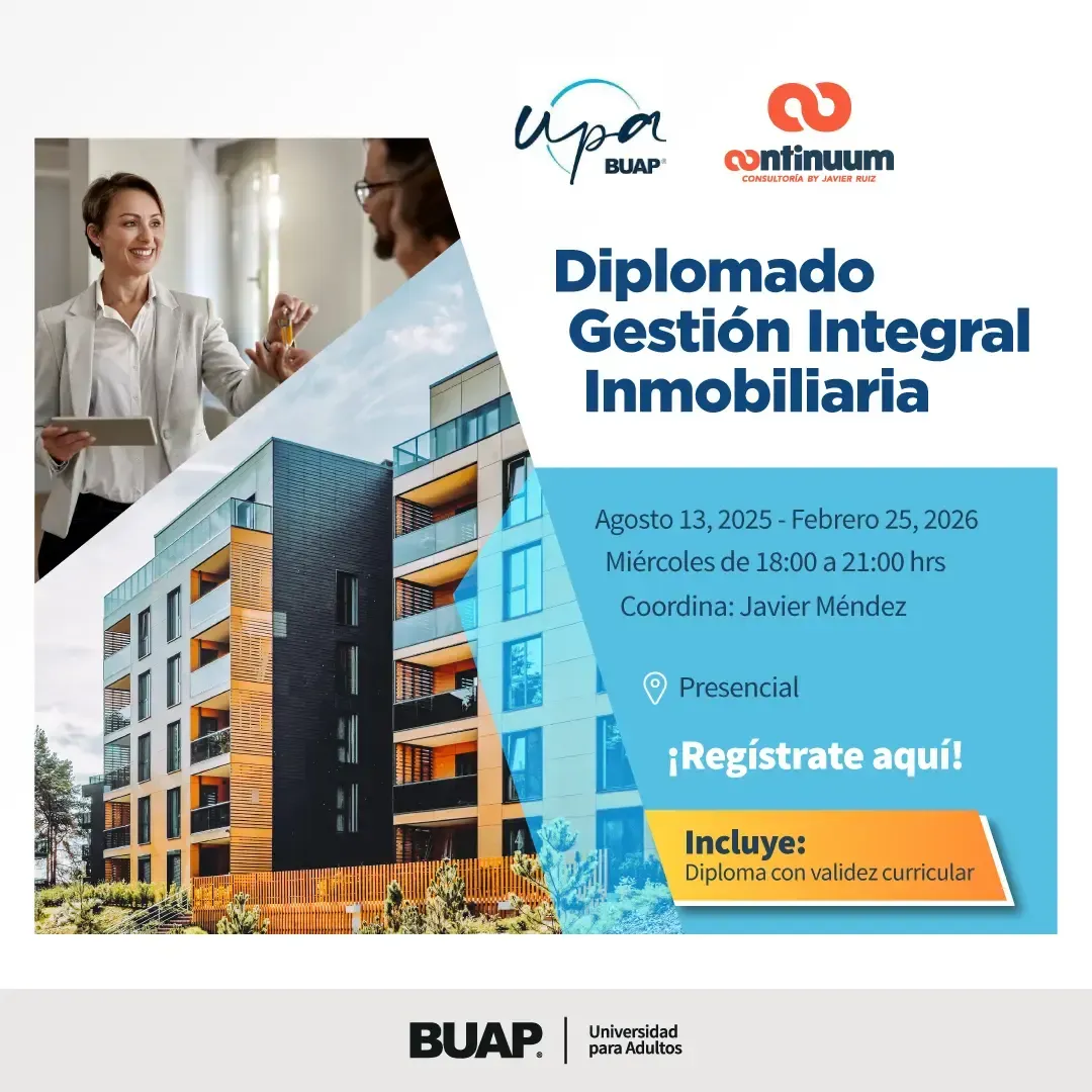 Diplomado en Gestión Integral Inmobiliaria en Puebla