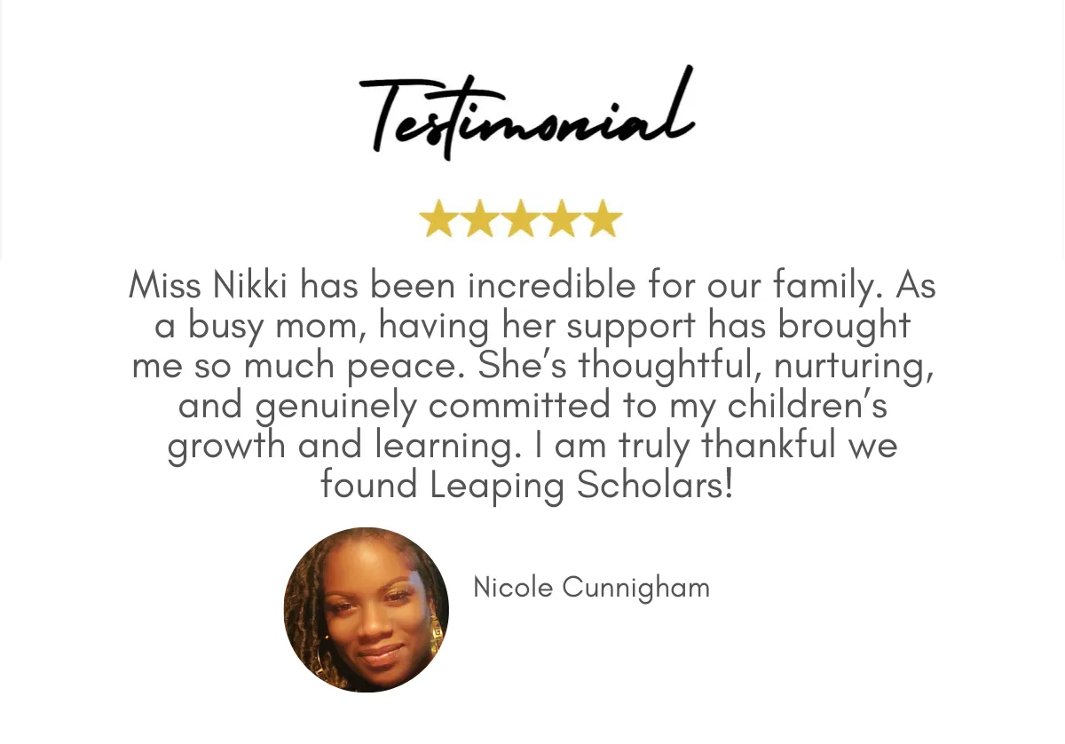 Testimonial - They are all such enthusiastic teachers. My three year old son is really excited to be part of Preschool Club. As a mother I have witnessed the positive impact that it has done in my toddler's education. - Katy Reyes