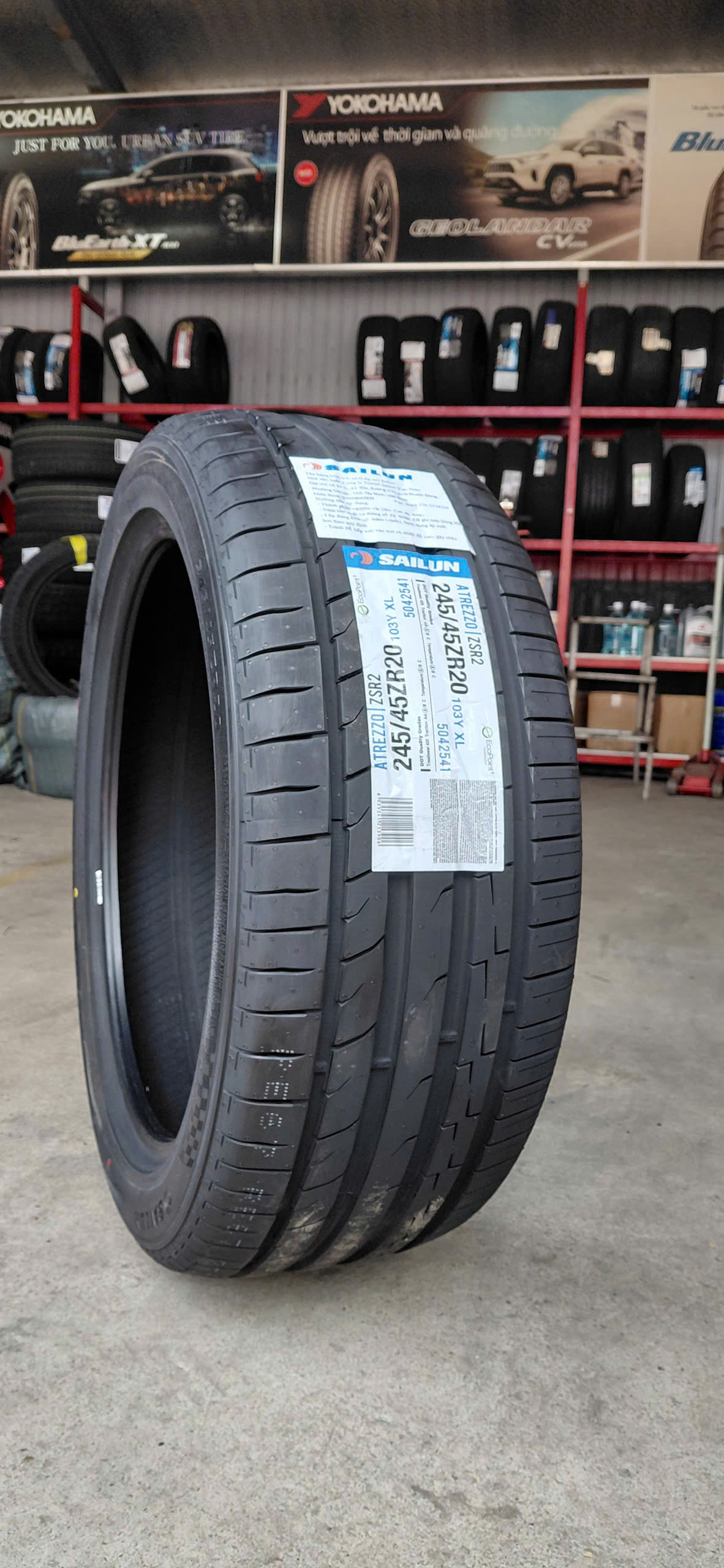 Đánh Giá Lốp Sailun Ecopoint 3 245/45ZR20 Cho Xe Điện VinFast VF8