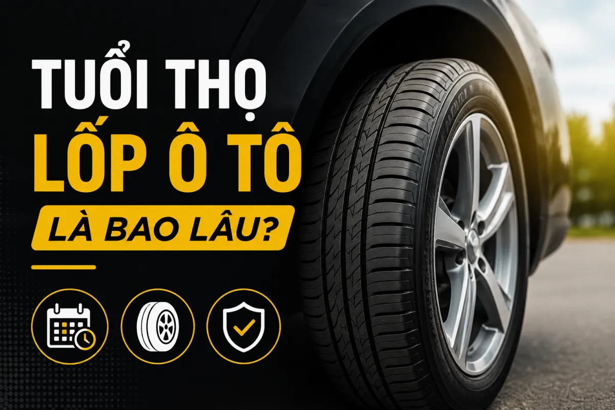 Tuổi thọ lốp ô tô là bao lâu và khi nào cần thay lốp