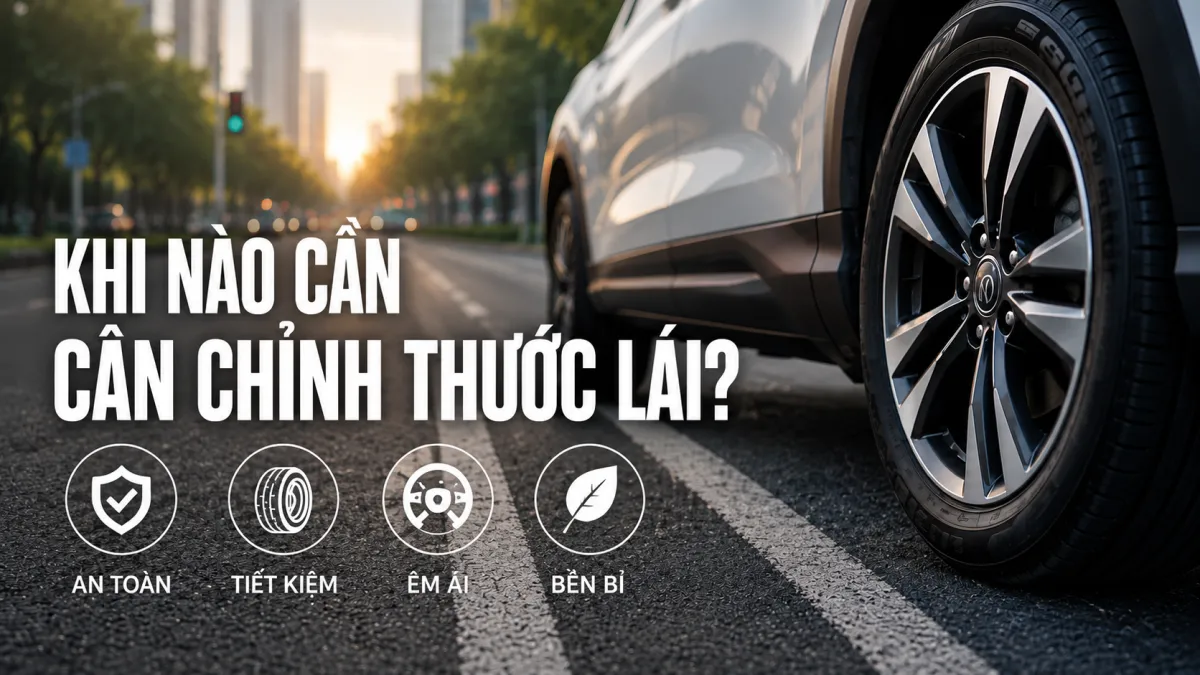 Kỹ thuật cân chỉnh thước lái ô tô tại Bình Linh Auto TP Vinh giúp xe đi thẳng, giảm mòn lốp và tăng độ an toàn khi vận hành.