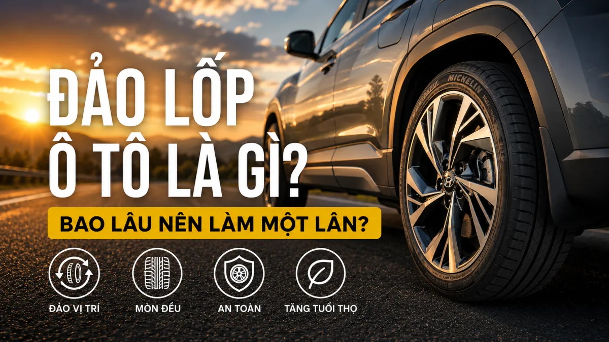 ĐẢO LỐP Ô TÔ LÀ GÌ? BAO LÂU NÊN ĐẢO LỐP MỘT LẦN?