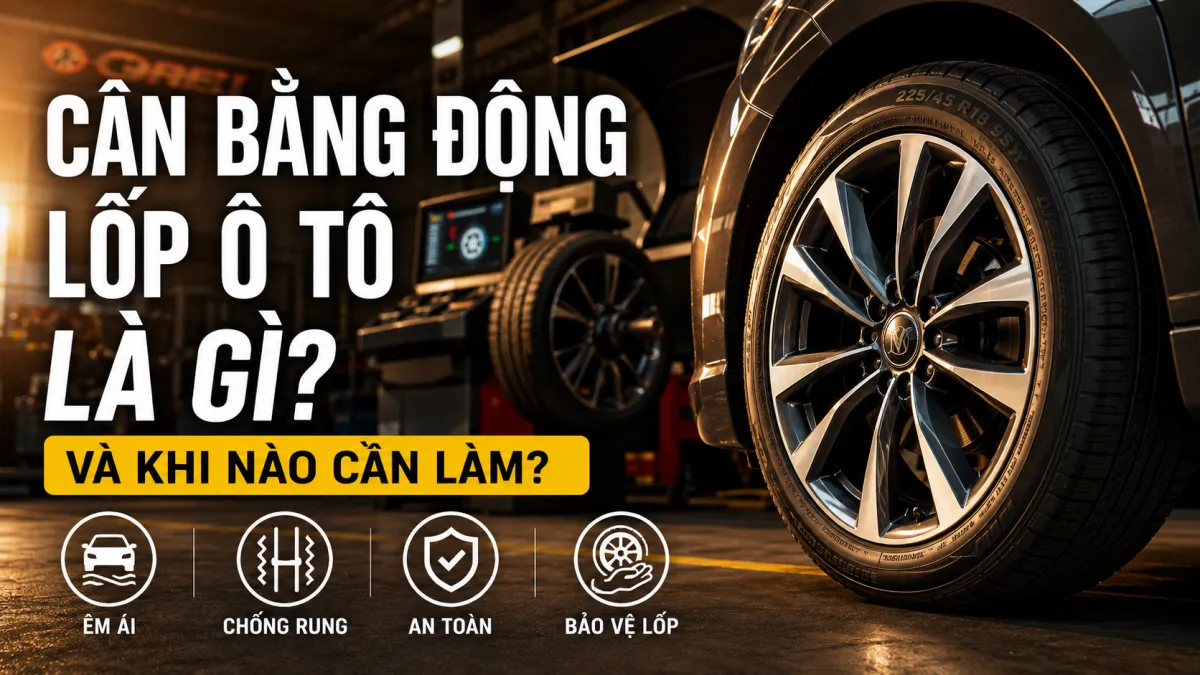CÂN BẰNG ĐỘNG LỐP Ô TÔ LÀ GÌ? KHI NÀO NÊN CÂN BẰNG ĐỘNG?