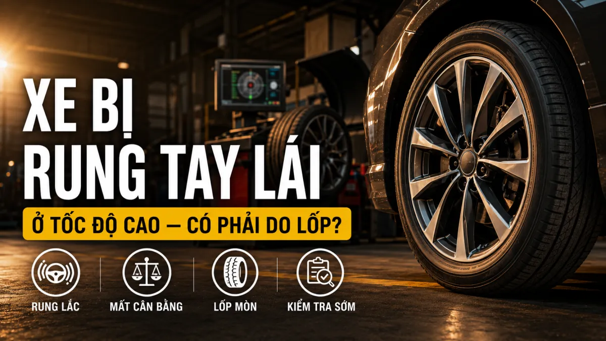 XE BỊ RUNG TAY LÁI Ở TỐC ĐỘ CAO: NGUYÊN NHÂN VÀ CÁCH KHẮC PHỤC