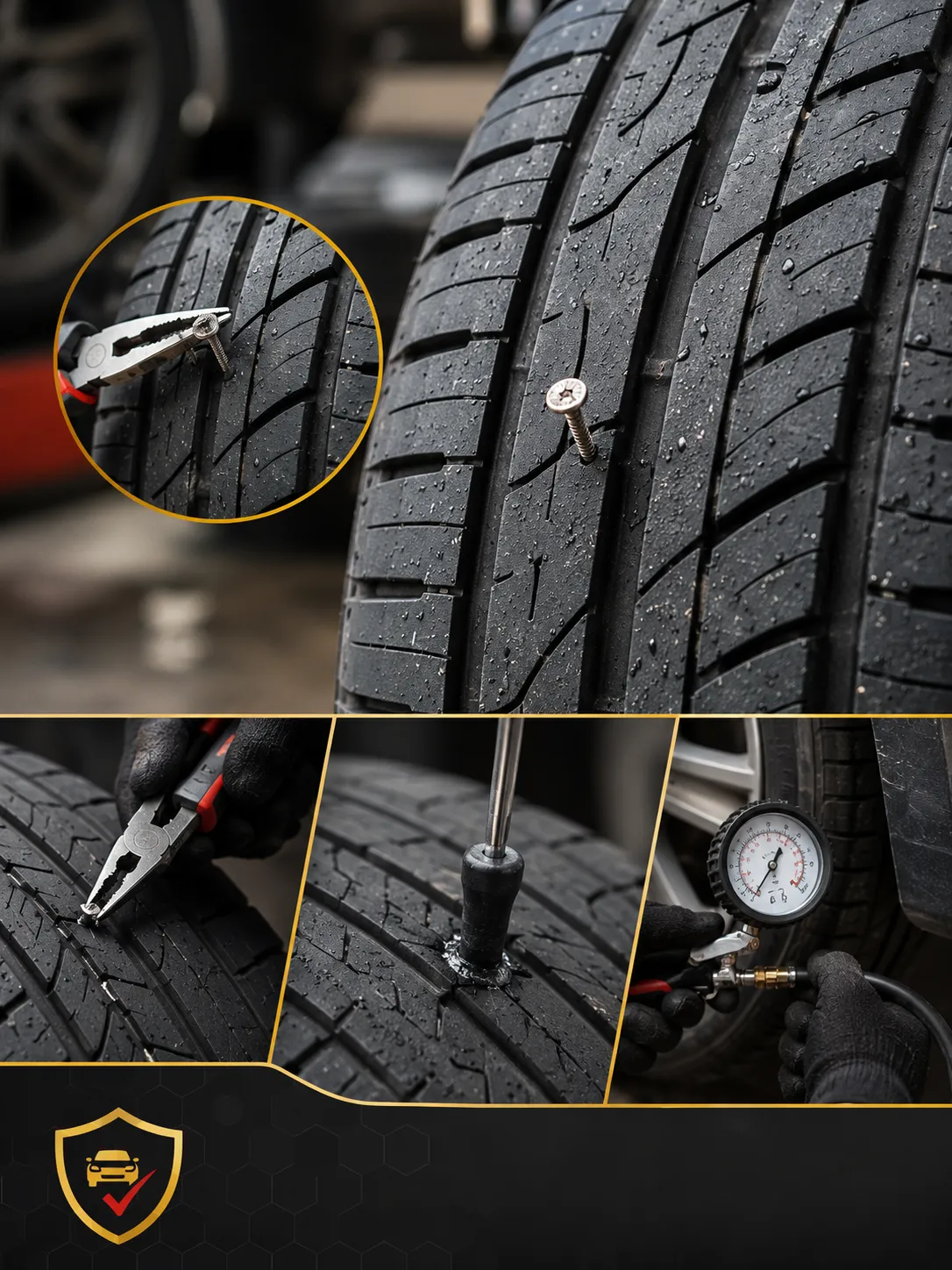 Lốp Bị Đinh Đâm – Chạy Tiếp Được Bao Xa?
