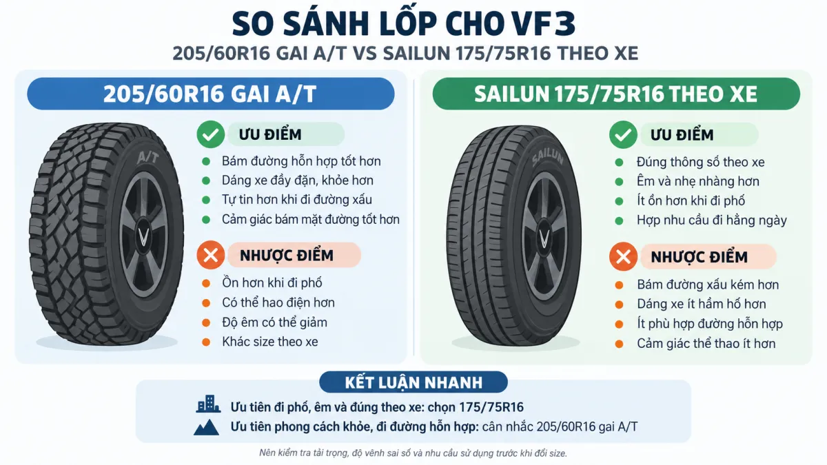 Tăng Size Lốp Có Nên Không? Được Gì Và Phải Đánh Đổi Gì?